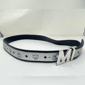MCM Women’s logo belt reversible